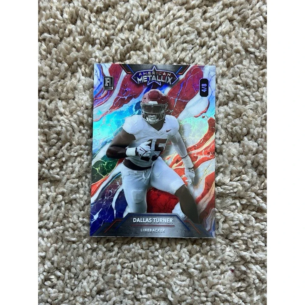 2023 Wild Card Dallas Turner American Metallix Rookie 4/8